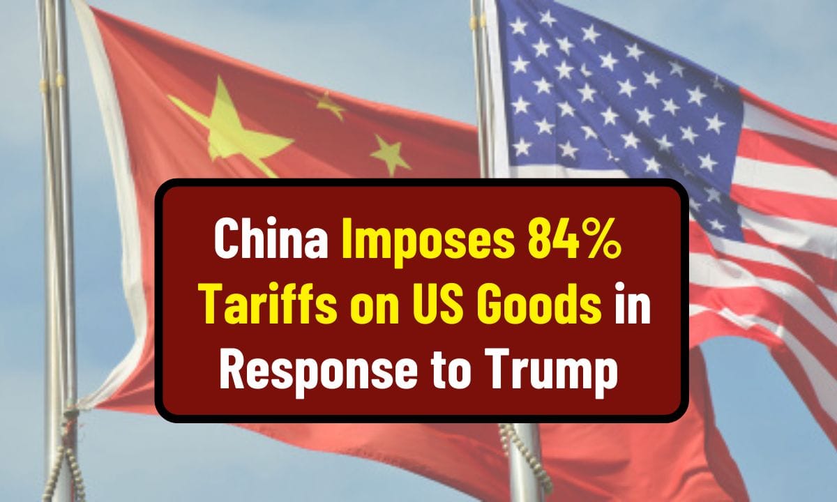 Shocking! China Hits Back at US with 84% Tariff Bomb