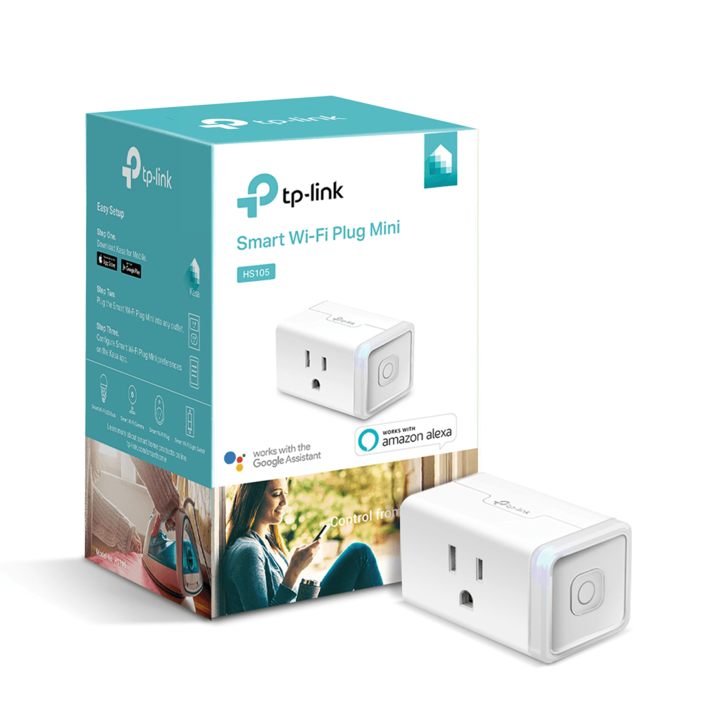 TP-Link Kasa Smart Plug Mini, Voice Controlled Power Outlet