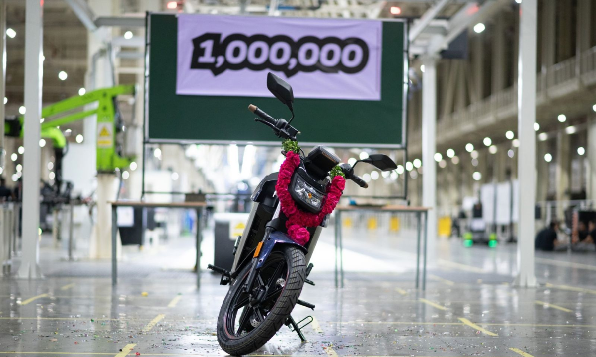 Ola Electric Crosses 1 Million Production Milestone, Launches Roadster X+ Special Edition