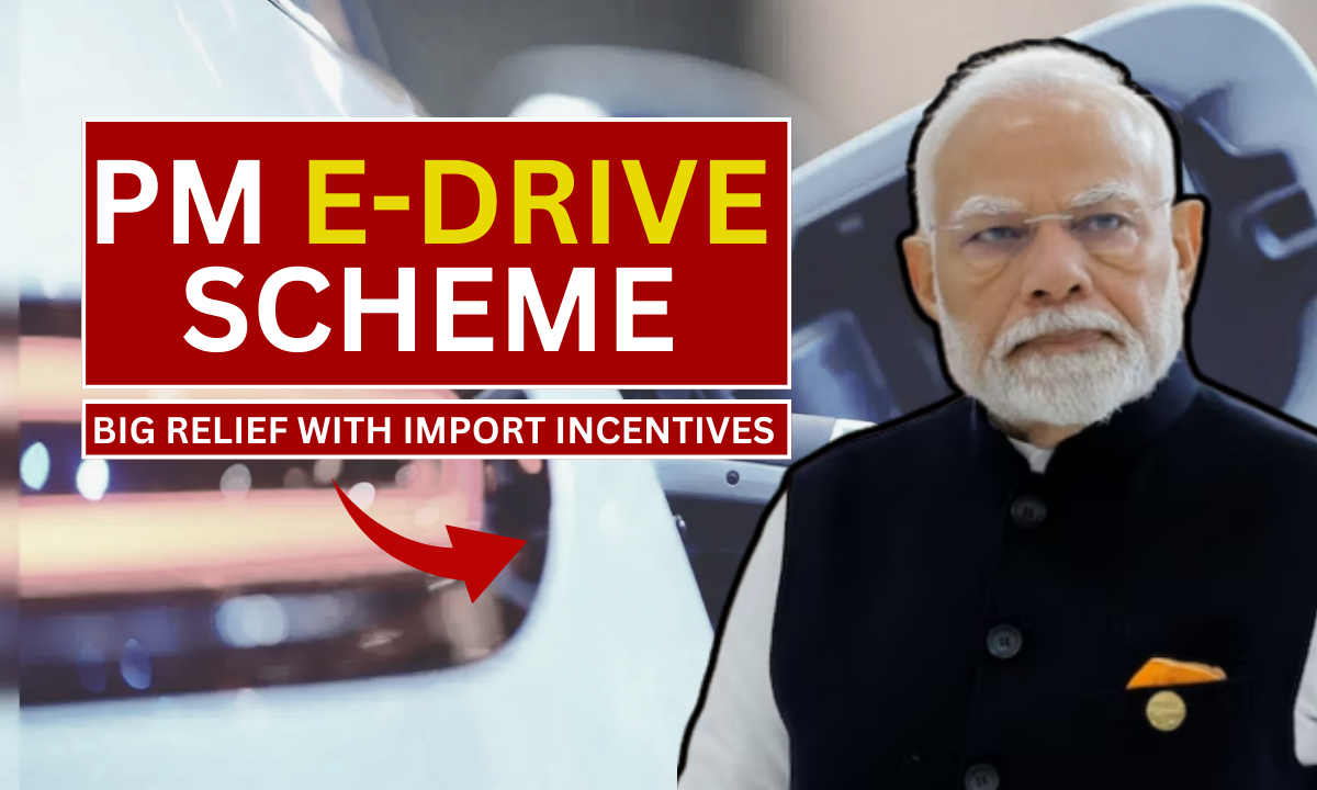 PM E-Drive Scheme to Give Auto Companies Big Relief with Import Incentives