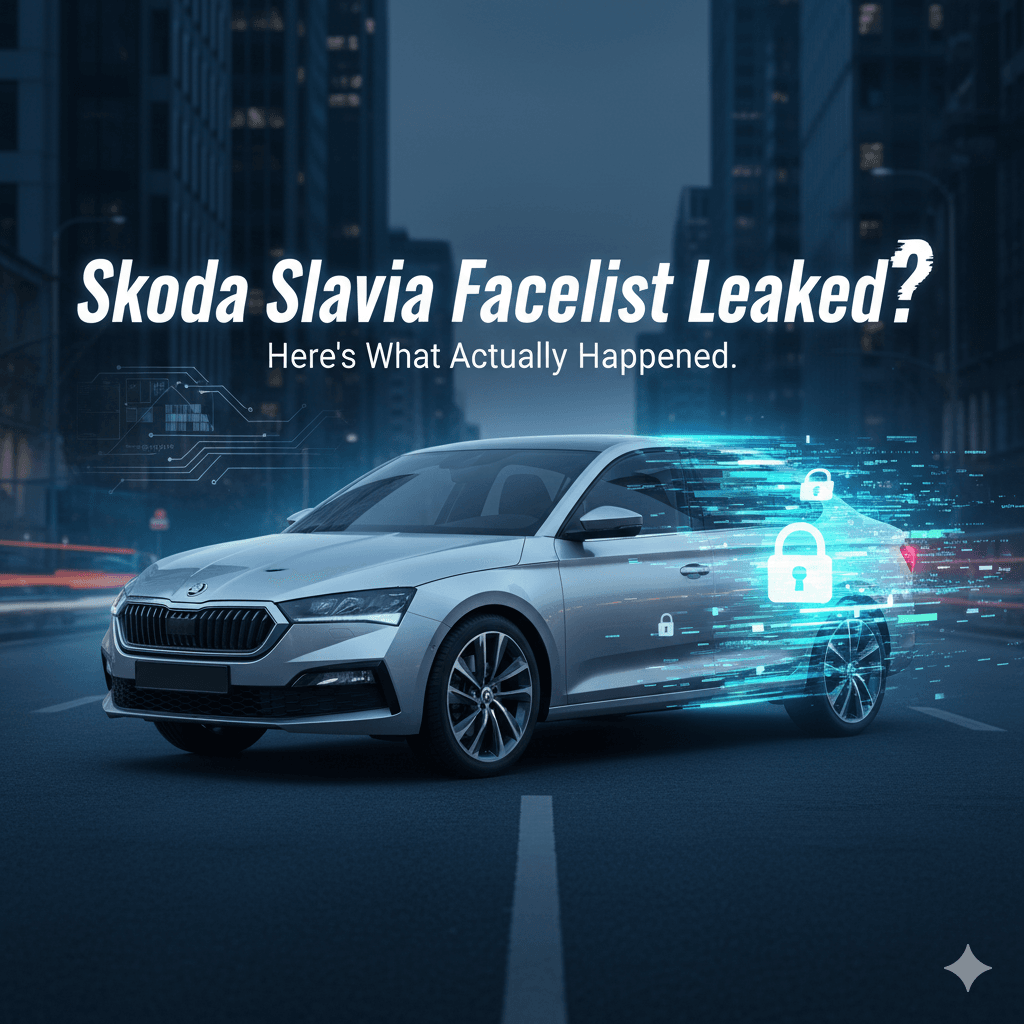 Skoda Slavia Facelift Leak Explained, What Really Happened Behind the Viral Image