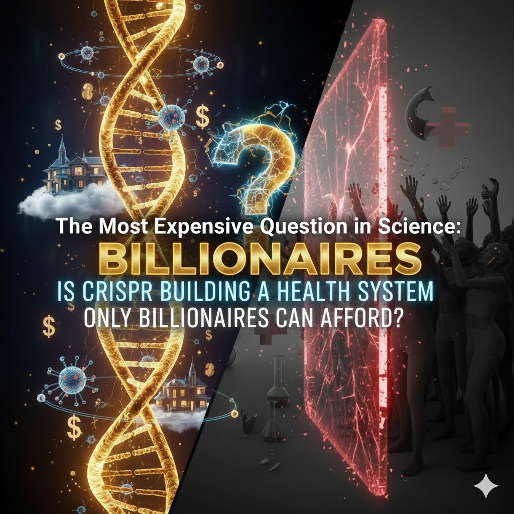The Most Expensive Question in Science, Is CRISPR Building a Health System Only Billionaires Can Afford?